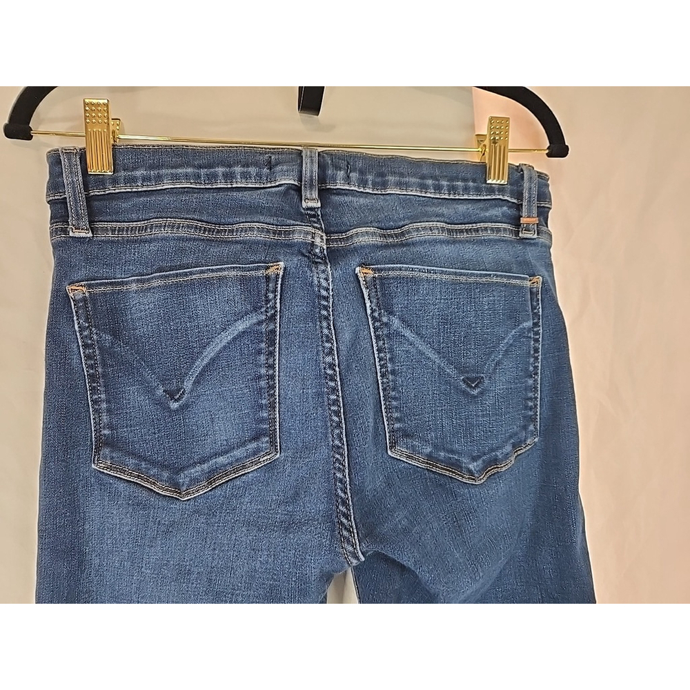Hudson Nico Super Skinny Jeans 29 Mid Rise Blue Stretch Denim Modern - Picture 5 of 9
